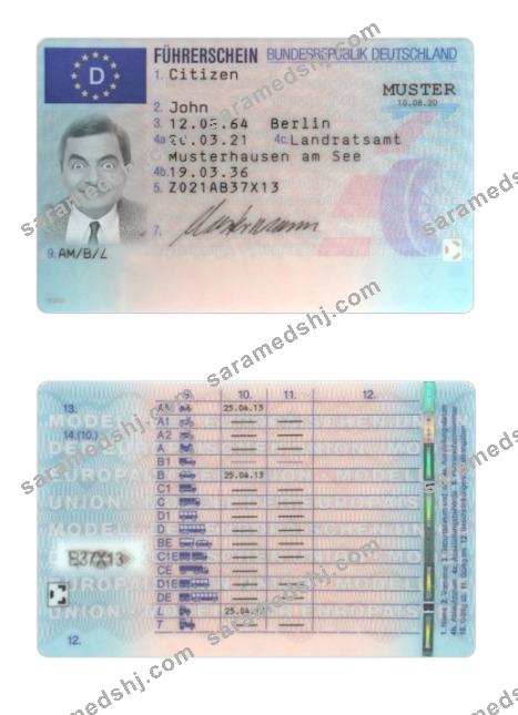 Germany driving license 2021-present